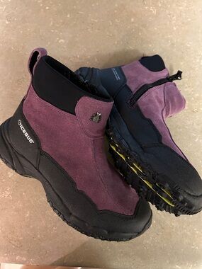 Icebug Women's Purple Suede Winter Studded Boots
